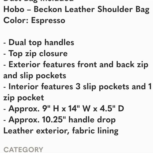 HOBO Beckon Leather Bag - Picture 11 of 11